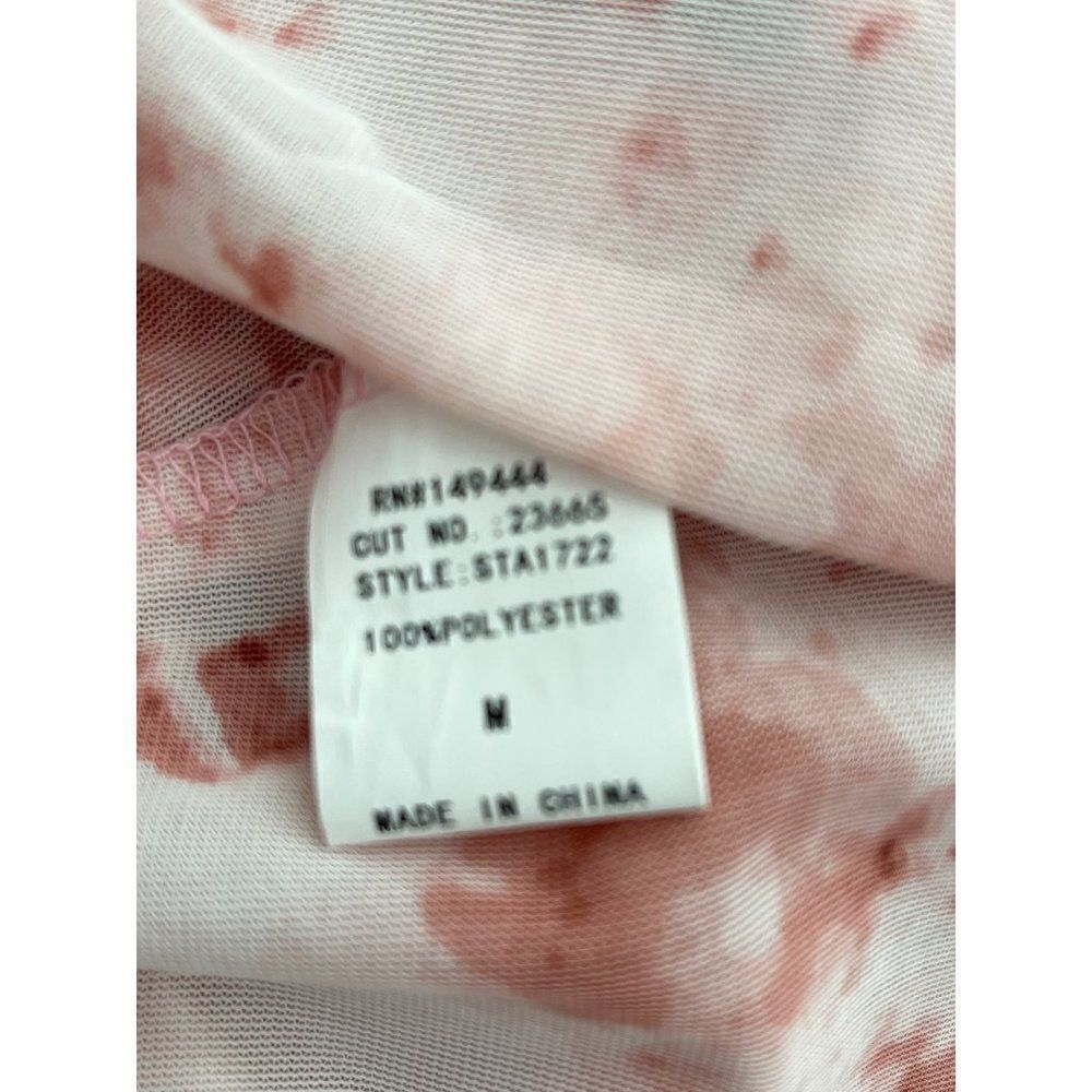 Ember Multicolored Short Sleeve Tie Front Duster Size M - Picture 8 of 10